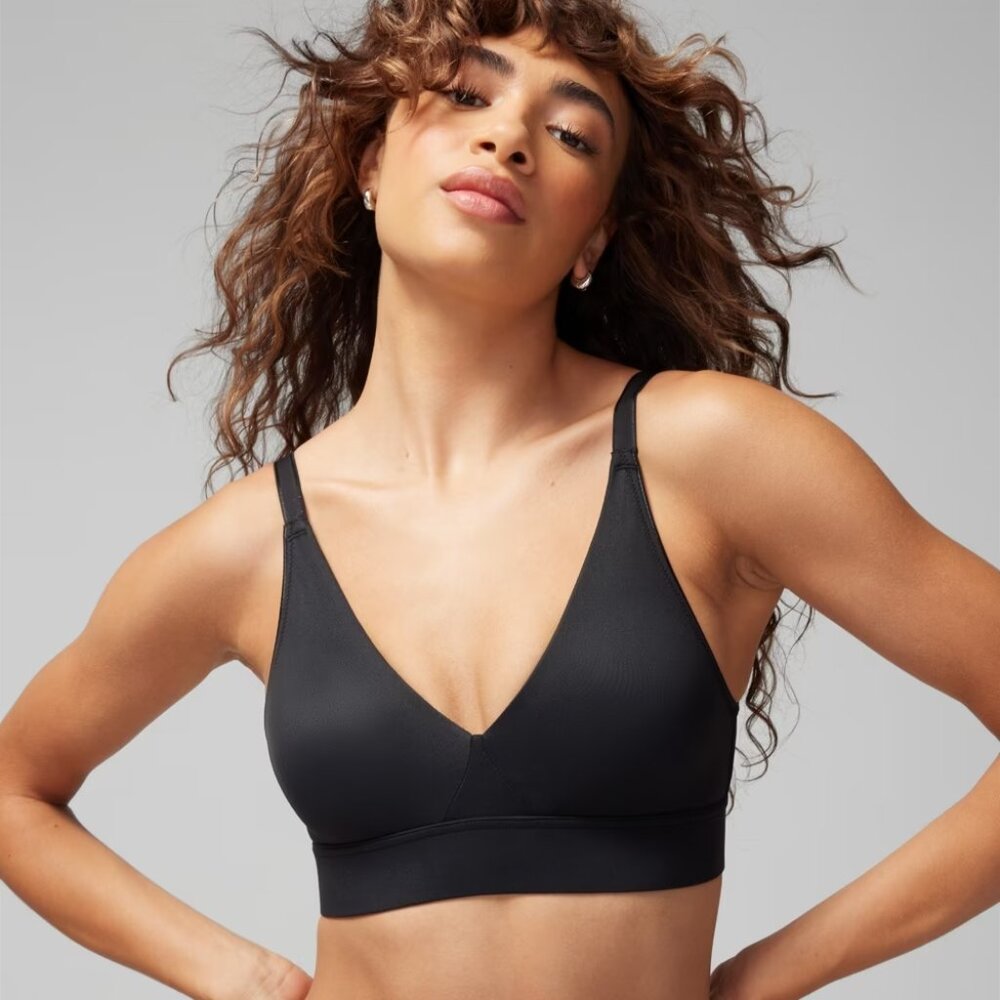 NWOT Soma Embraceable unlined wireless bra black XL